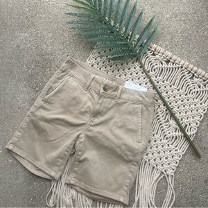 New American Eagle Skinny Bermuda Khahi Shorts Size 0